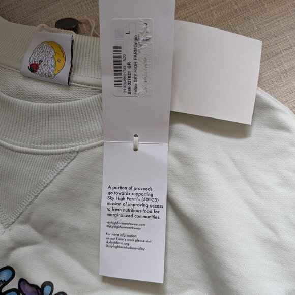 NWT Sky High Farm Sweatshirt Size Large - Picture 8 of 8